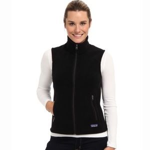 Patagonia EUC Synchilla Fleece Vest XL Black Extra Large